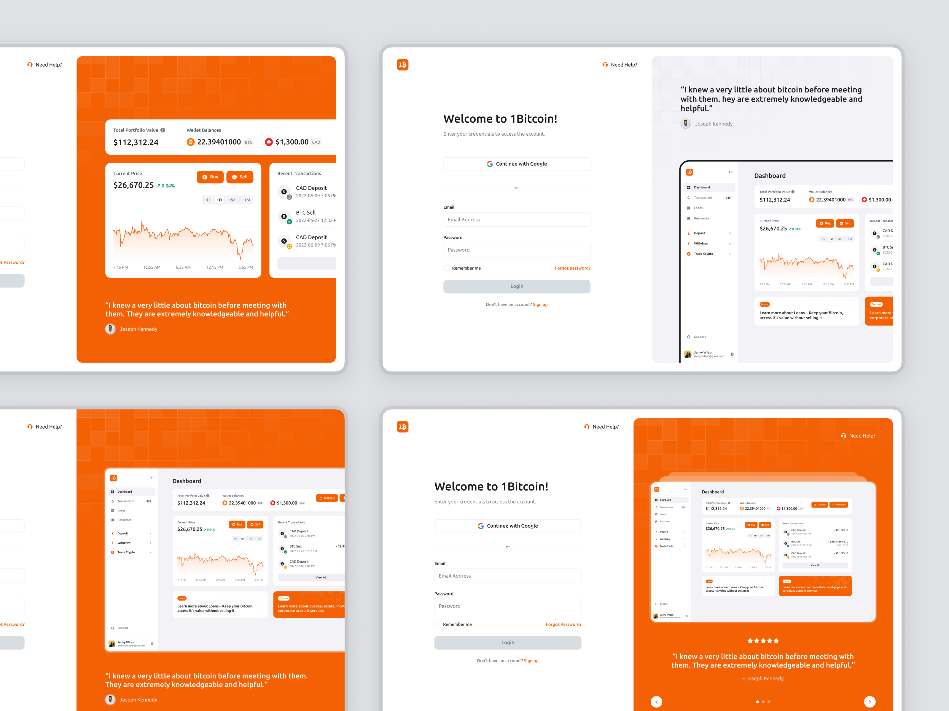 1Bitcoin – Exploration by Luka Bendic for Profico on Dribbble