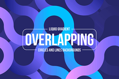 Overlapping Circles and Lines Backgrounds abstract background circles gradient holographic illustration ios ios wallpaper landing landing page lines liquid maze mesh neon overlapping poster vector wallpaper website