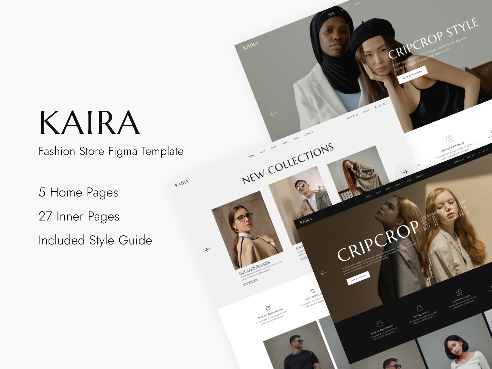 Kaira - Fashion E-commerce Landing Page By TemplatesJungle On Dribbble