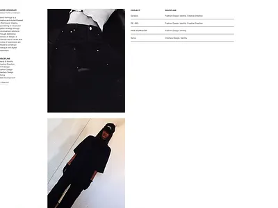 Shot #21349115 designer minimal portfolio web design website