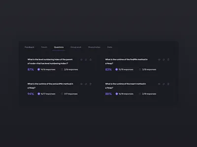Discovery Platform — Class Meetings couse dashboard design learning mobile mobile app platform study ui ux web