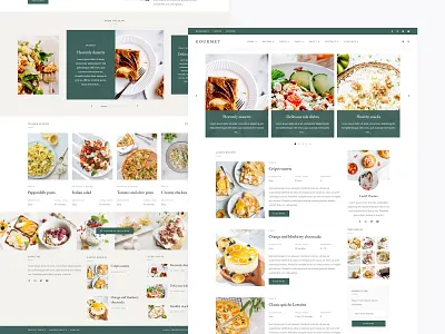 Gourmet - WordPress Food Blog & Recipe Theme blog ecommerce ecommerce theme food blog graphic design recipe blog ui ux web design website design woocommerce woocommerce theme wordpress wordpress design wordpress template wordpress theme