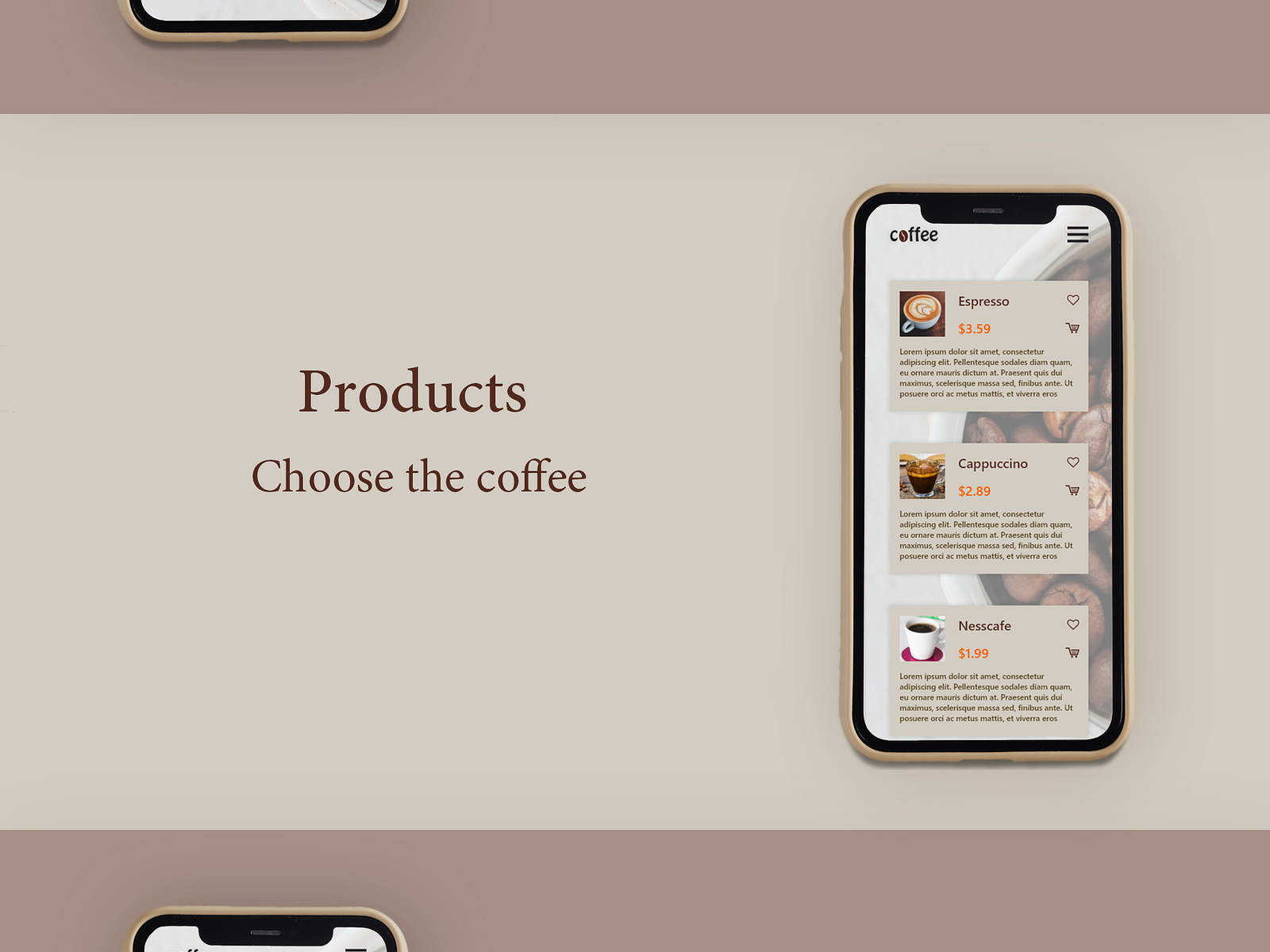 Coffee App by Aleksandar Pavlovic on Dribbble