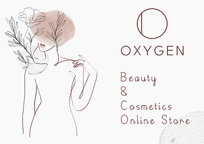OXYGEN cosmetics online store beauty beautytips cosmetics creative ecommerce feminine homepage landing page makeup online store selfcare webdesign