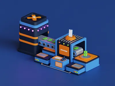 Digital Money 3D Illustration 3d 3d animation 3d art 3d icon 3d illustration 3dmodeling blender 3d design smartphone