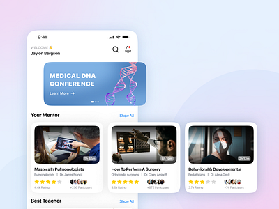 Online Studies | Medical App design medical mobile app portfolio product design ui uiux user experience user interface ux