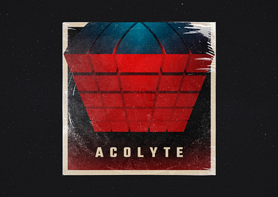 Acolyte Album Cover acolyte album blender cover cyberpunk music song spotify synthwave techno
