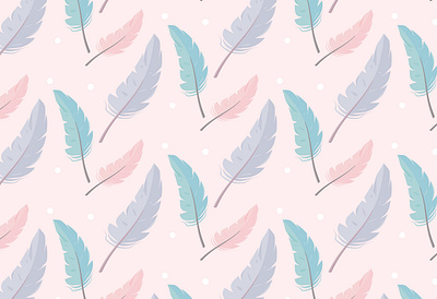 Beautiful pattern with colorful feather. Background, wallpaper. art background color decoration design feather graphic design illustration light modern pattern print textile trend ui wallpaper