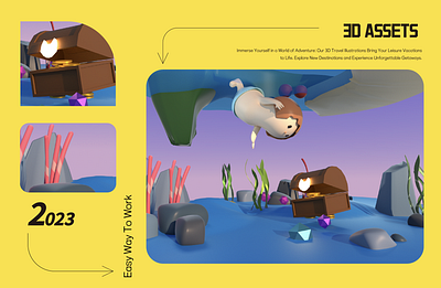 UI 3D illustration 3d assets design game graphic design motion graphics ui