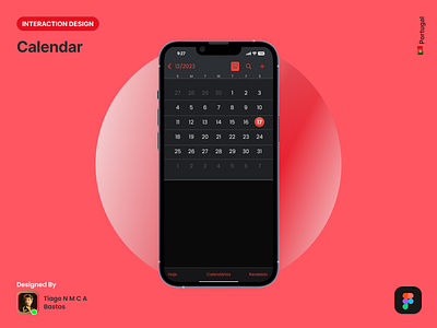 Calendar app calendar dailyui design figma graphic design interaction design ui user interface