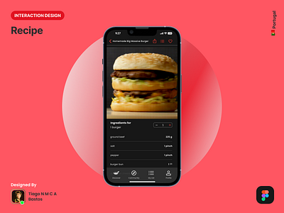 Recipe app dailyui design figma graphic design interaction design recipe ui user interface