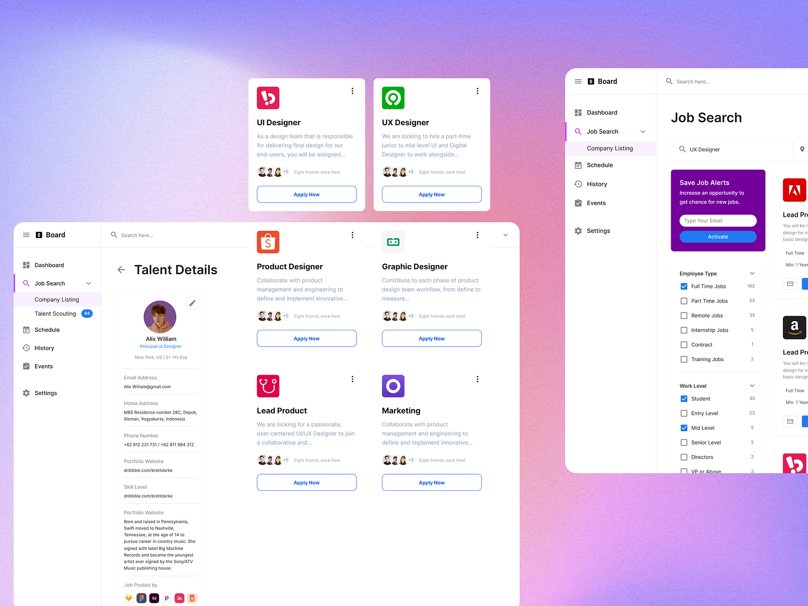 My Profile Page UI/UX by Akash Singh on Dribbble