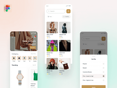 Ecommerce App UI/UX ecommerce app ui