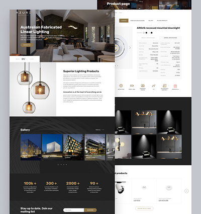 Azure Website Design adaptive design design ui ux webdesign