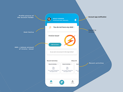 Micro Utility Project ⚡️ branding design electricity illustration logo mobileapp ui uidesign utilities utilityapp ux vector webdesign