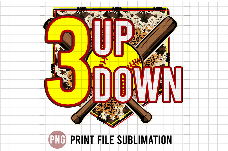 three-up-three-down-softball-by-ayrazadesign-on-dribbble