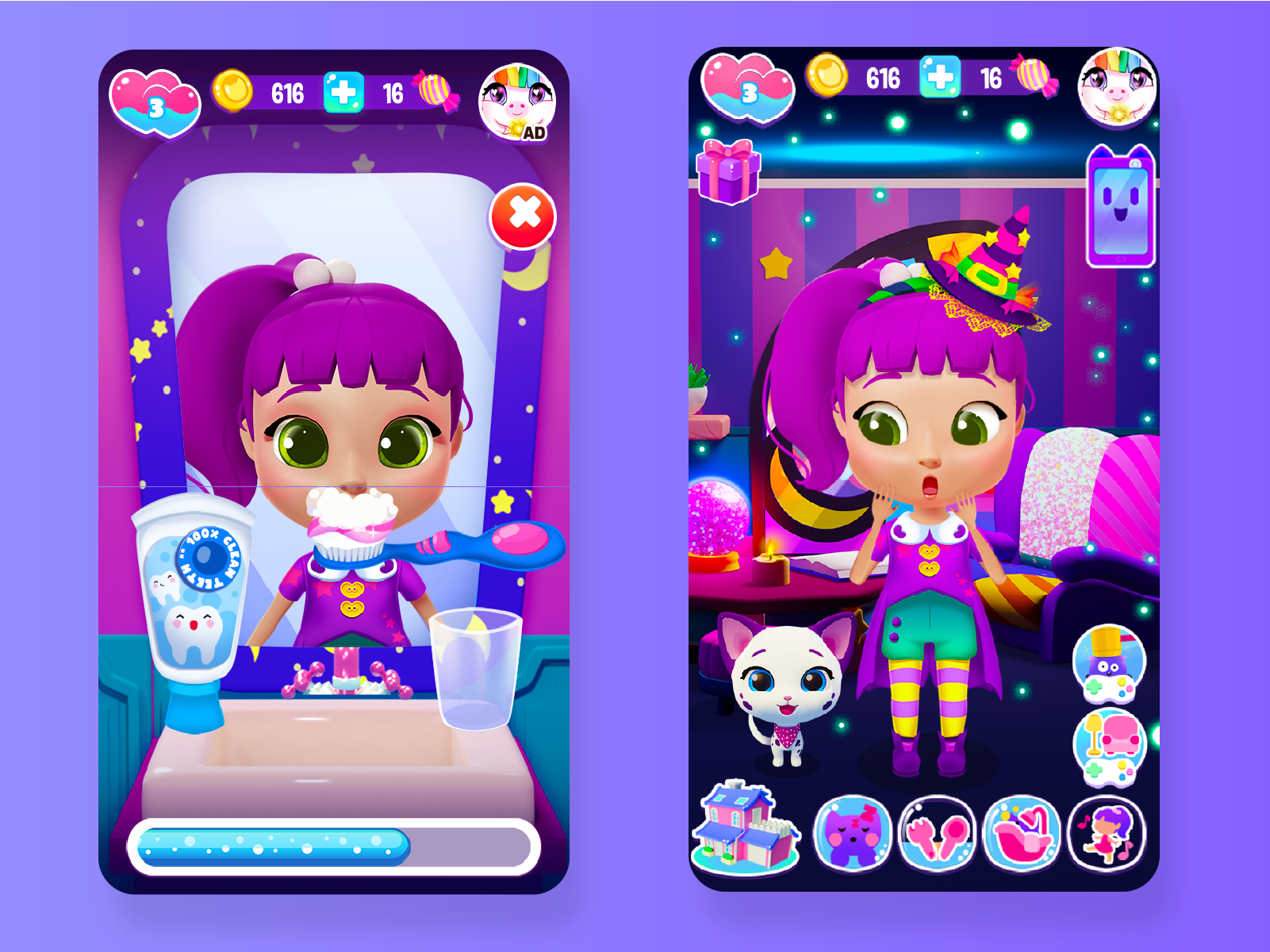 Example of Game User Interface