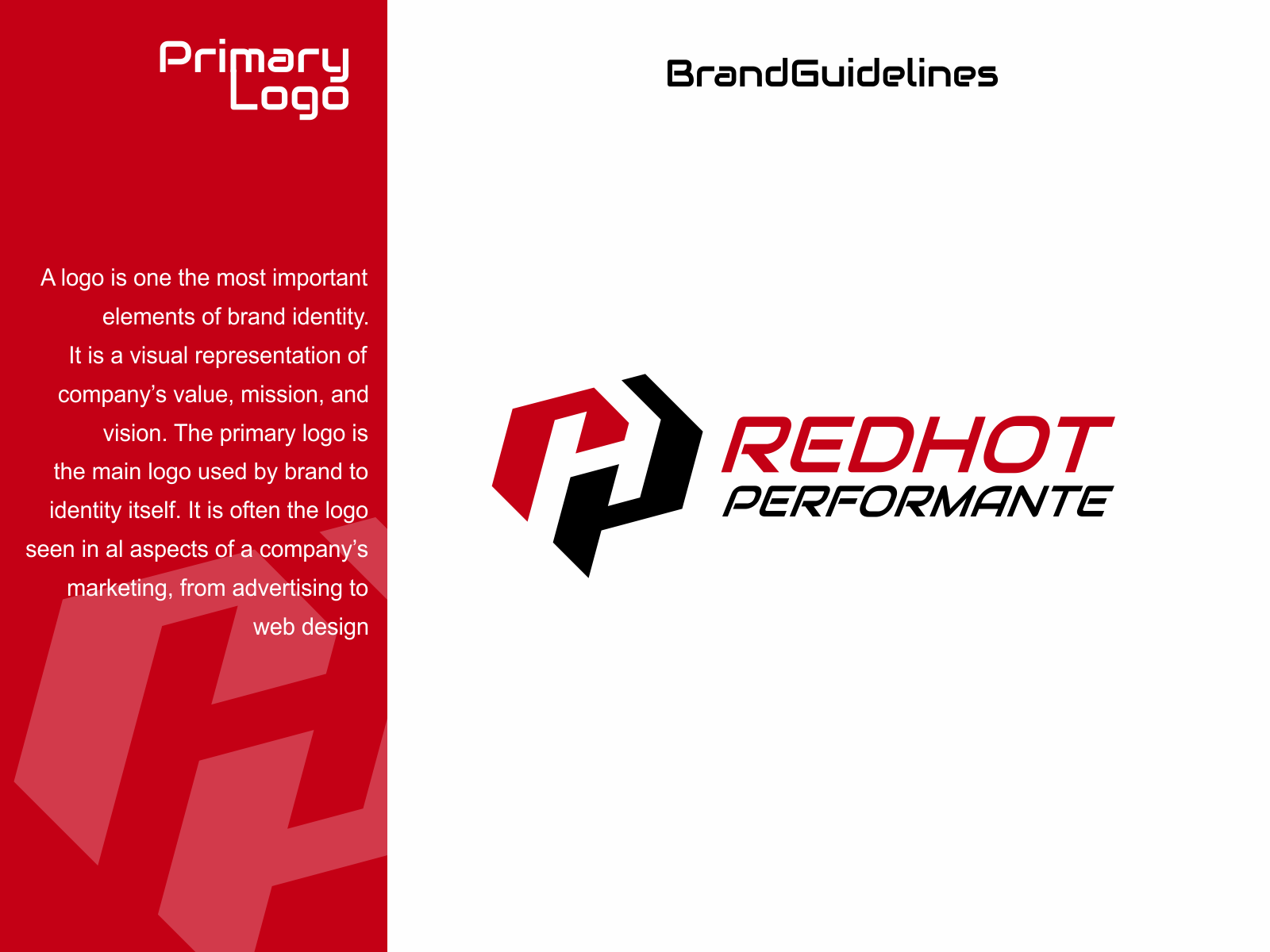 Redhot Performante Brand Guidelines By Monogrampixel On Dribbble