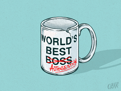 World's Best Autogestión autogestión boss class zero drawing illustration laborer michael scott the office worker working class workman worlds best boss