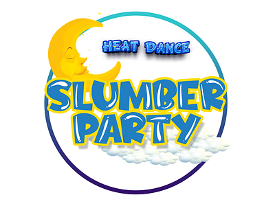 Slumber Party Logo V2 branding brochure design flyer flyer design graphic design illustration logo ui vector