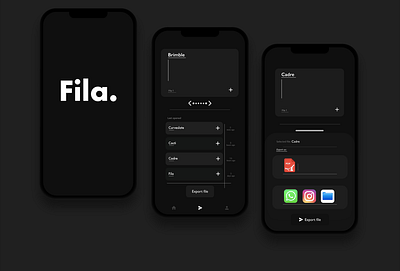 FILA DOCS design mobile app ui uiux