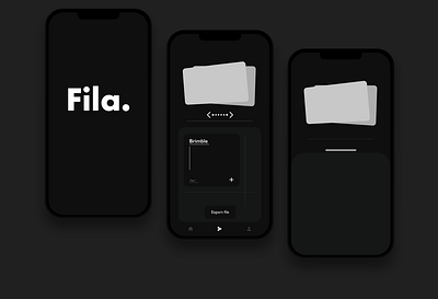 FILA DOCS design mobile app ui uiux