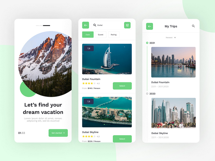 Trip Planner by Keyur Vadhadia for Devoq Design on Dribbble