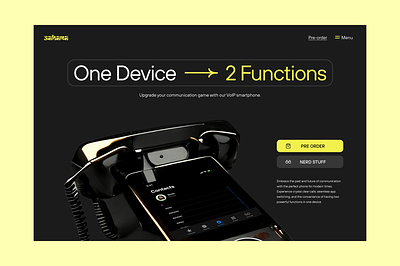 Landing page concepts for a Hybrid device. 3d branding design midjourney mockup typography ui web web design webdesign