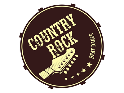 Country Rock Logo animation branding brochure design flyer flyer design graphic design illustration logo ui vector