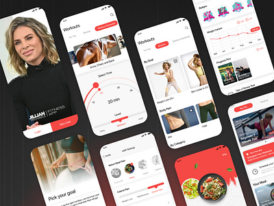 Jillian Michaels | The Fitness App design interaction mobile app design ui ux