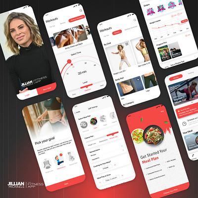 Jillian Michaels | The Fitness App design interaction mobile app design ui ux