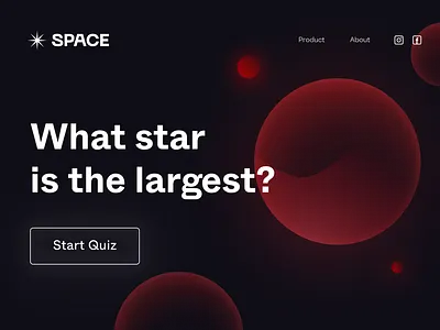Space | Header design graphic design logo ui website