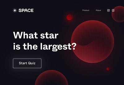 Space | Header design graphic design logo ui website