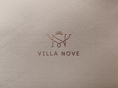 Villa Nove brand brand identity branding design hotel branding housing icon logo luxury homes luxury villas mark real estate symbol typography villa