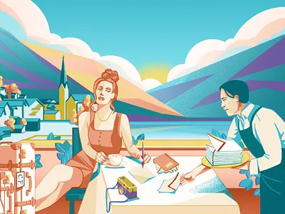 Citizen Femme - Advice Column brand illustration digital illustration digital painting editorial illustration illustration lifestyle illustration photoshop illustration travel illustration