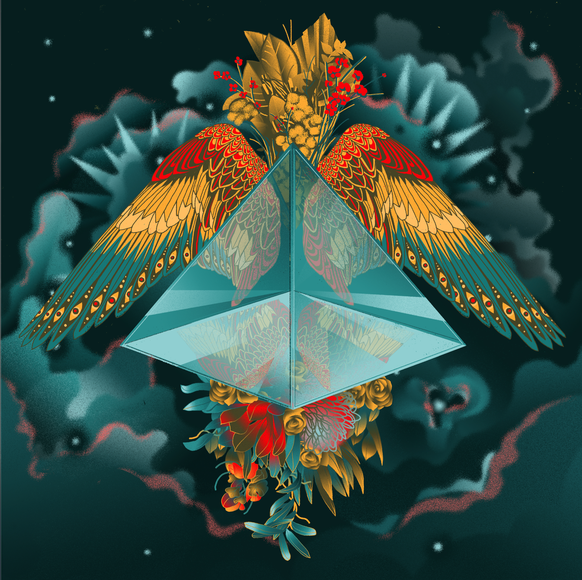 Shogun - Album Art album art brand illustration digital illustration digital painting editorial illustration illustration photoshop illustration poster art print illustration