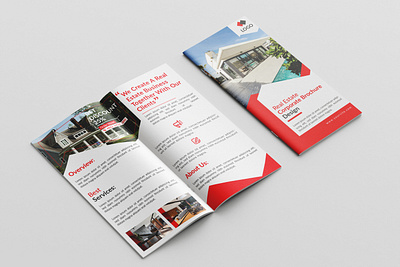 DL Real Estates Brochure Design 3d branding brochure clean company profile corporate creative design graphic design informational logo minimalist modern portfolio stationery template trendy ui