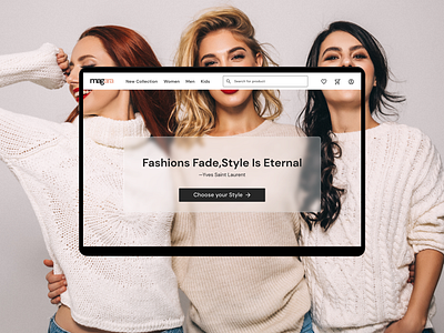 E-commerce clothing website landing page adobe xd clothing website e commerce website figma ui ui design ui ux ui ux design user experience user interface ux ux design web design website design wireframe