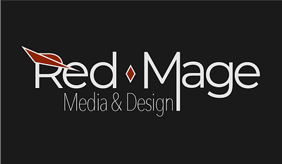 Red Mage Media & Design branding graphic design logo wordmark