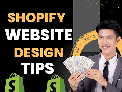 7 Shopify Website Design Tips ads ecpert design dropdhippping website droppshoping store dropshippingstore facebook ads illustration instagram ds logo marketerbabu one product store shopfy store shopify store sesign shopify website store design