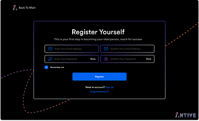 Register - Antive figma graphic design logo ui