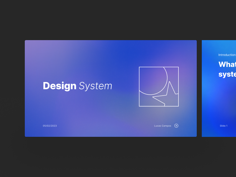 Design System - Presentation Slides by Lucas Campos (Luxcas) on Dribbble