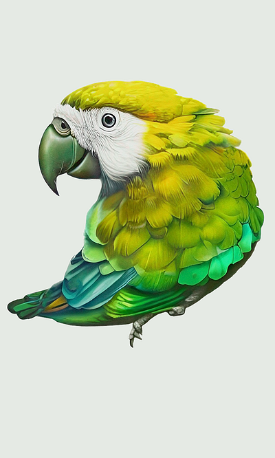 Cute Parrot animation graphic design