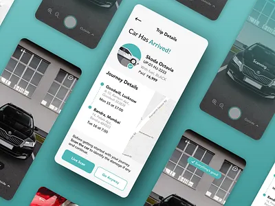 AI Car Damage Scanning App app design ui ui design ux