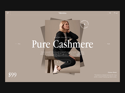Fashion Brand Website Transition animation concept creative design ecommerce editorial fashion homepage interaction luxury minimal principle scroll shop store transition typography ui ux zoom