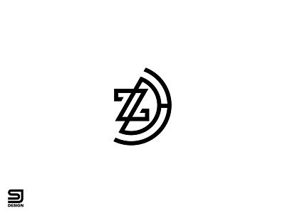ZH Logo Design brand identity branding design lettermark logo logo design logo folio logo portfolio minimal logo minimalist logo monogram logo simple logo designer unique zh zh lettermark zh logo zh logos zh monogram