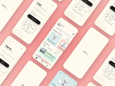 Leaf.it | Environment Courses App app design product design ui ui design ux