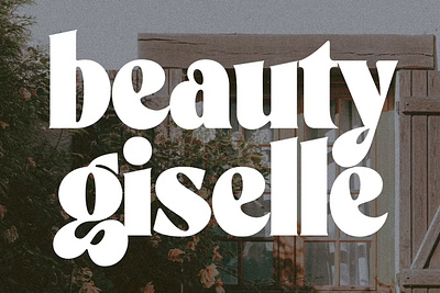 Beauty Giselle Font calligraphy display display font font font family fonts hand lettering handlettering lettering logo sans serif sans serif font sans serif typeface script serif serif font type typedesign typeface typography
