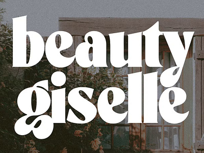 Beauty Giselle Font calligraphy display display font font font family fonts hand lettering handlettering lettering logo sans serif sans serif font sans serif typeface script serif serif font type typedesign typeface typography