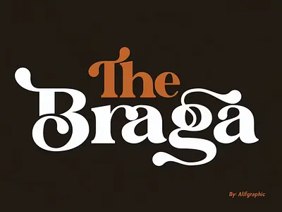 Braga Ligature Serif Font calligraphy display display font font font family fonts hand lettering handlettering lettering logo sans serif sans serif font sans serif typeface script serif serif font type typedesign typeface typography